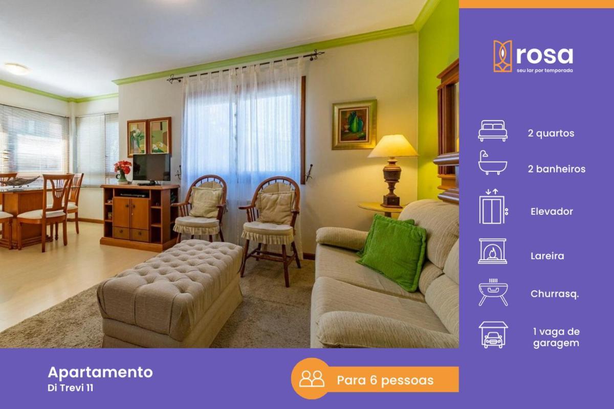 Rosa Edificio Di Trevi Apartment Gramado Ngoại thất bức ảnh