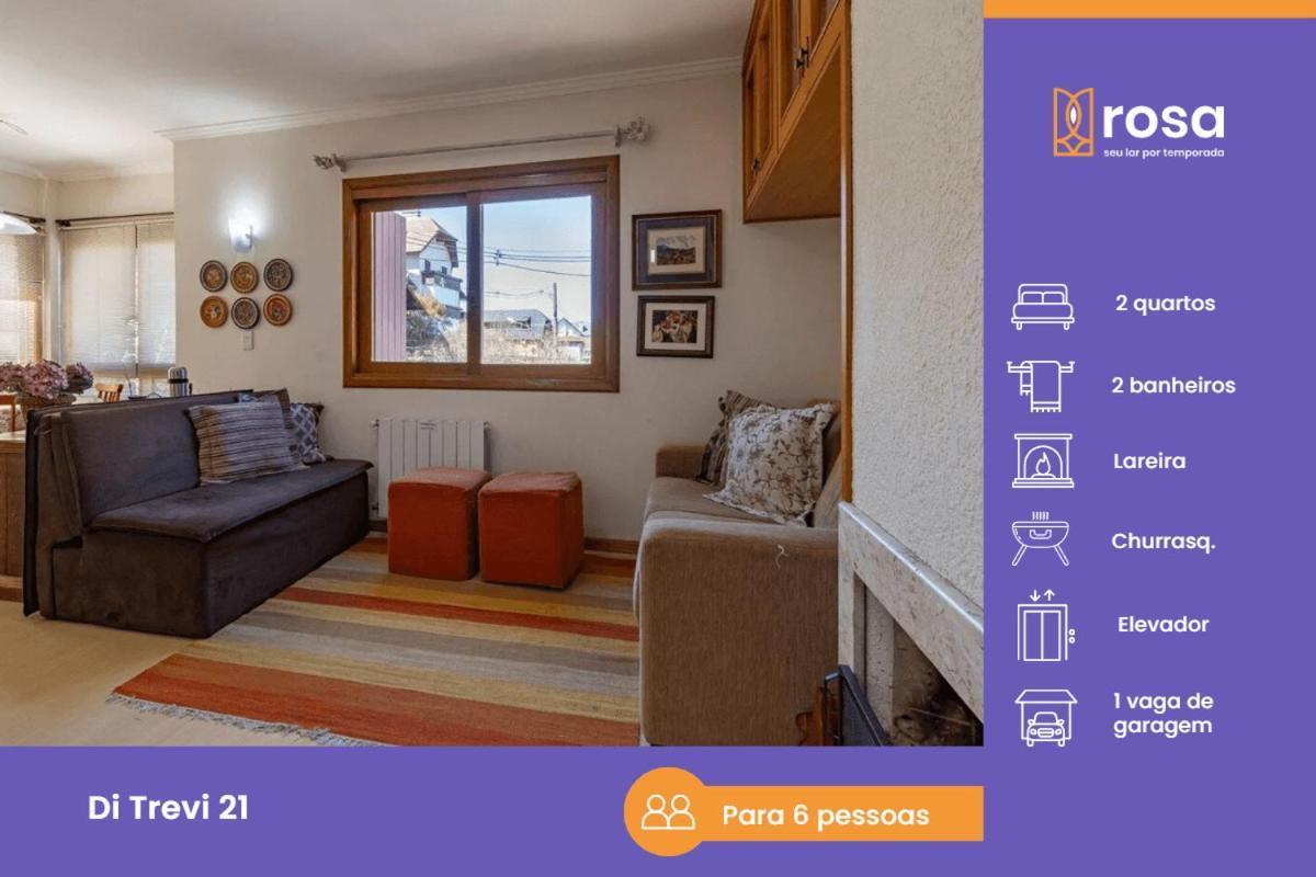 Rosa Edificio Di Trevi Apartment Gramado Ngoại thất bức ảnh